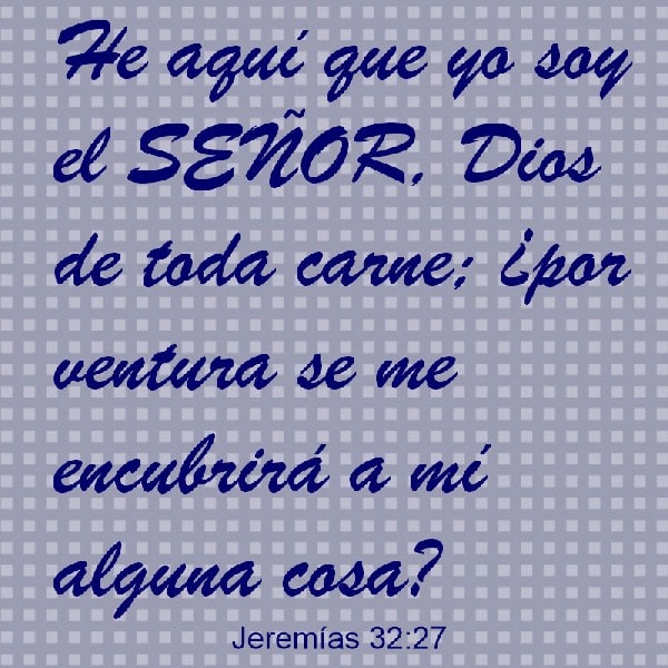 Jeremías 32:27