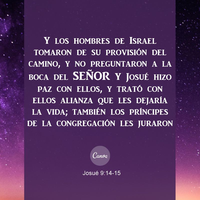 Josué 9:14