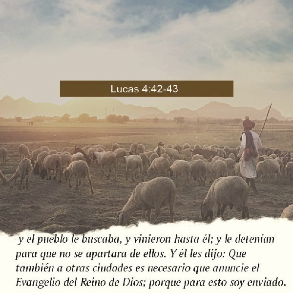 Lucas 4:42-43