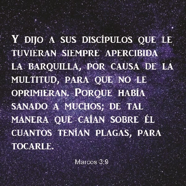 Marcos 3:9-10