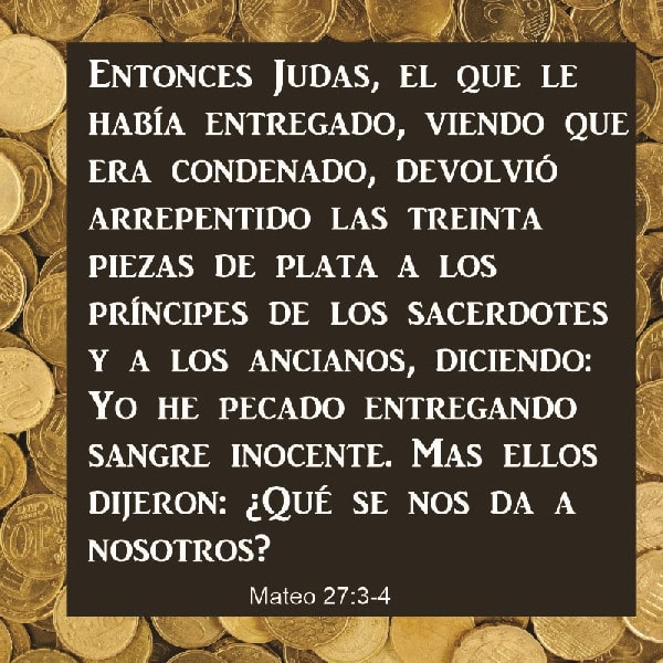 Mateo 27:3-4