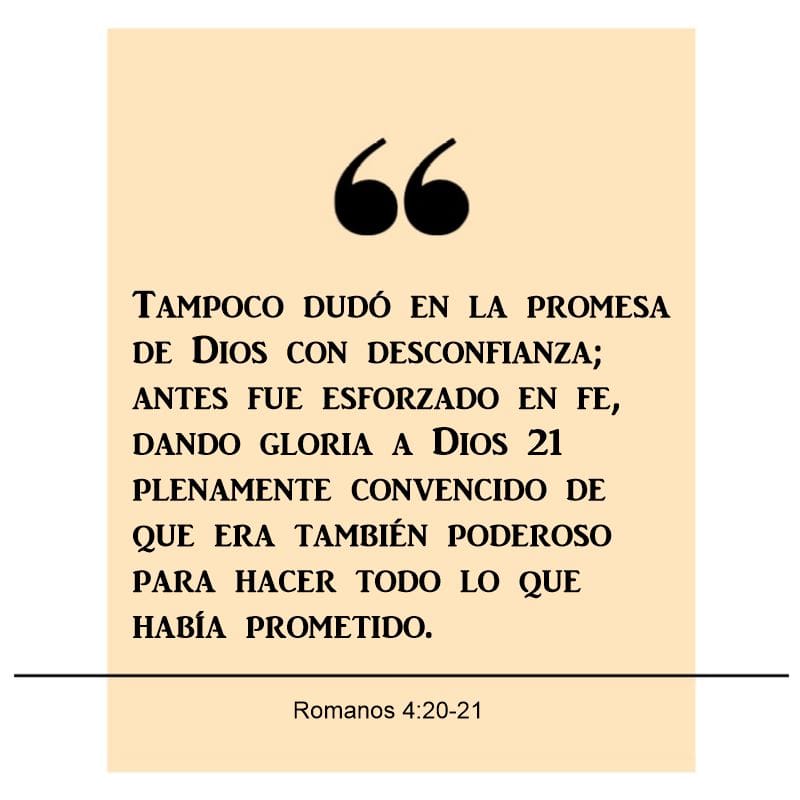 Romanos 4:20