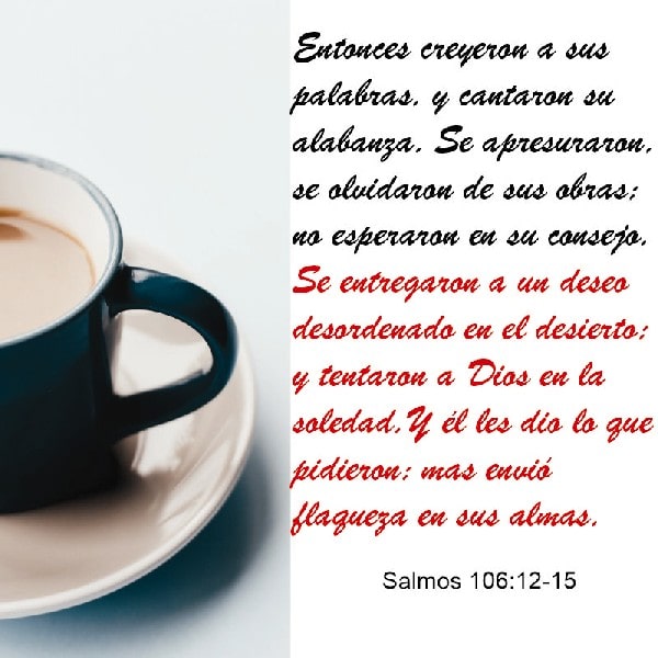 Salmos 106:12-15