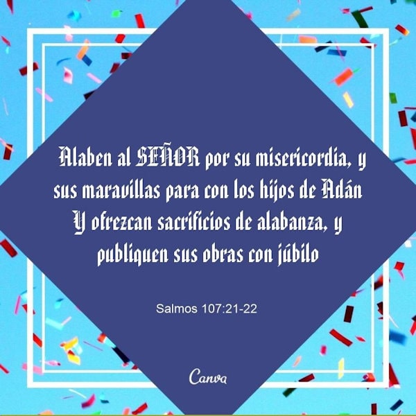 Salmos 107:22