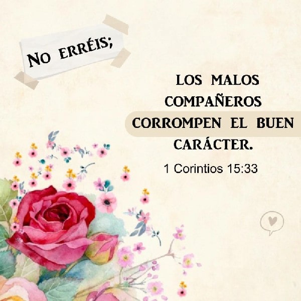 1 Corintios 15:33