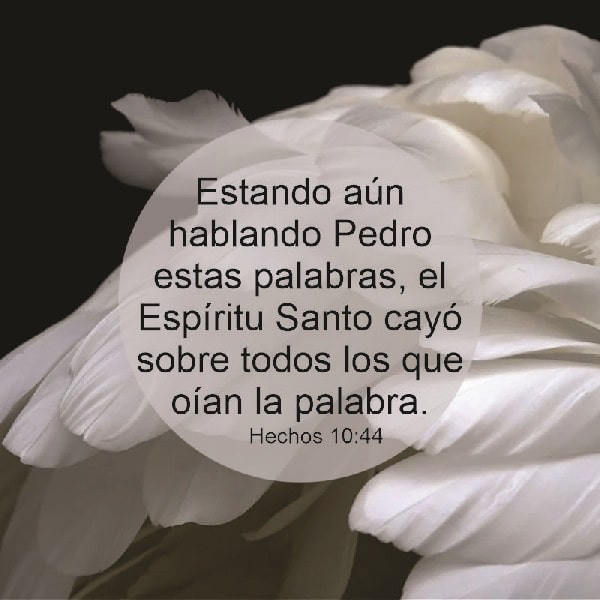 Hechos 10:44