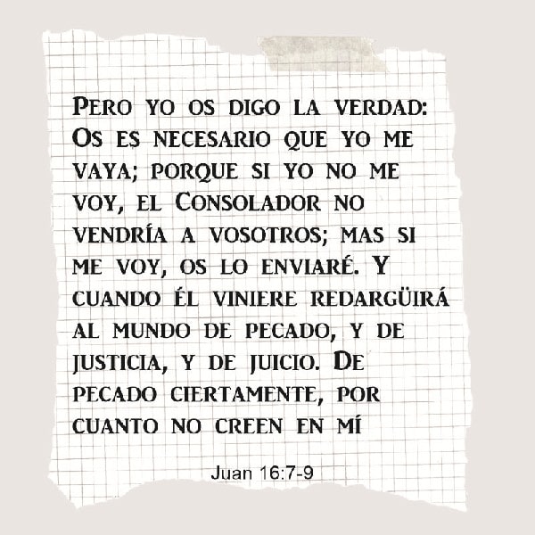 Juan 16:7-9
