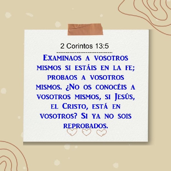 2 Corintios 13:5