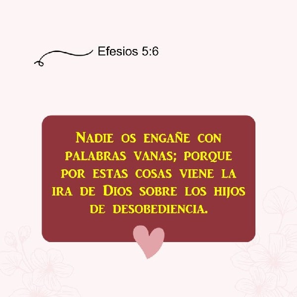 Efesios 5:6