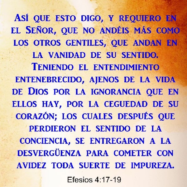 Efesios 4:17-19