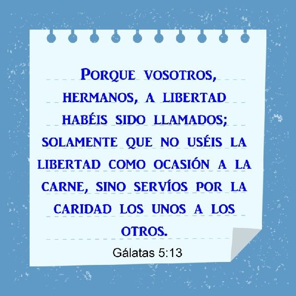 Gálatas 5:13