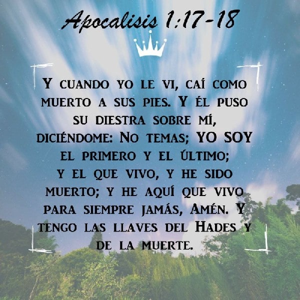 Apocalipsis 1:17-18