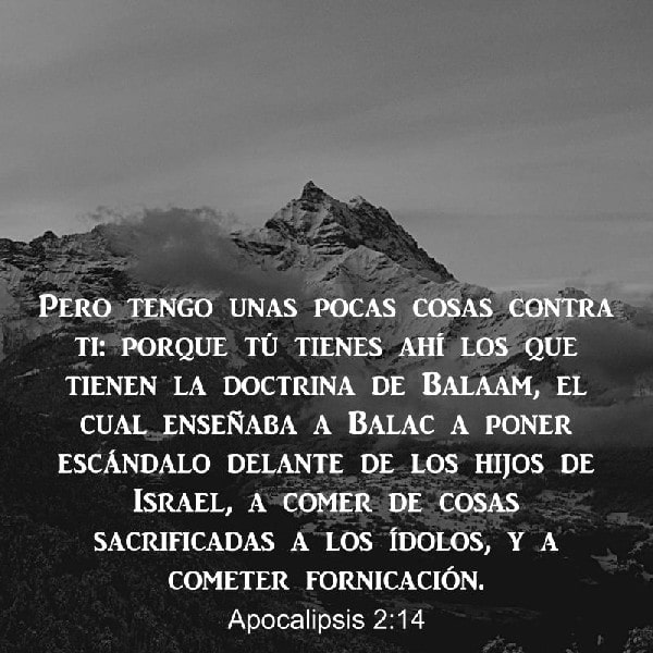 Apocalipsis 2:14