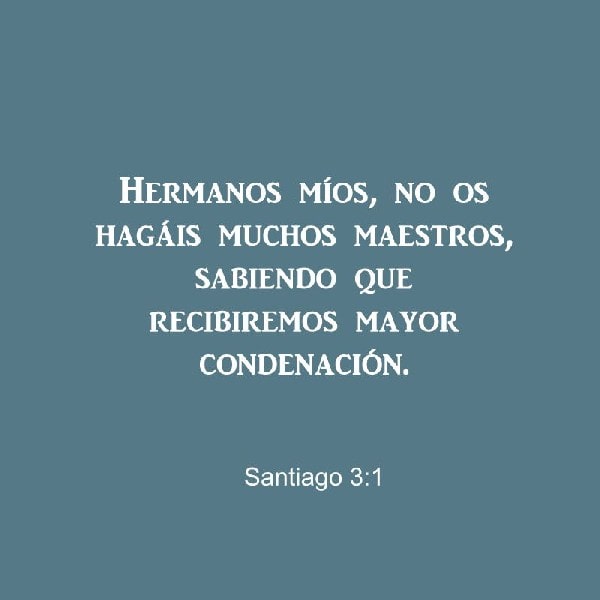 Santiago 3:1