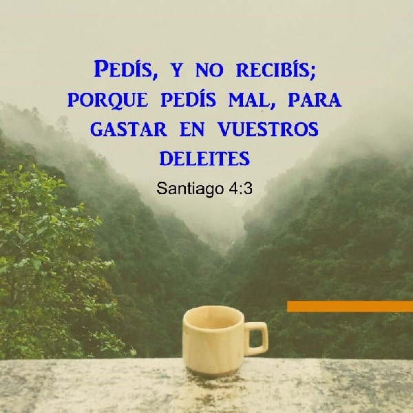 Santiago 4:3