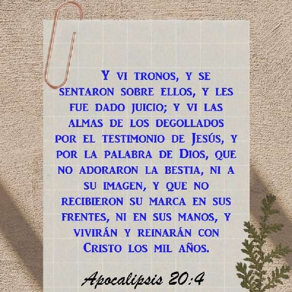 Apocalipsis 20:4