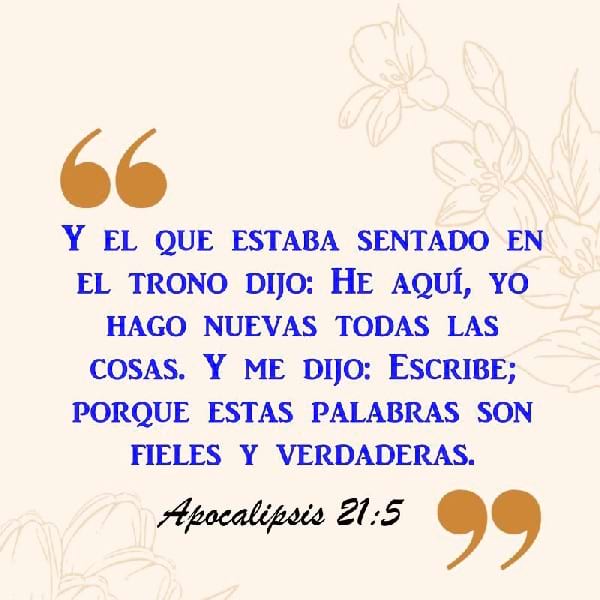 Apocalipsis 21:5-7