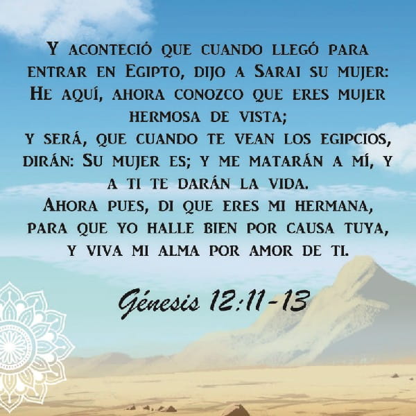 Génesis 12:11-13