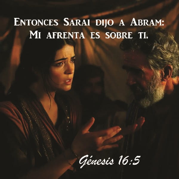Génesis 16:5-6