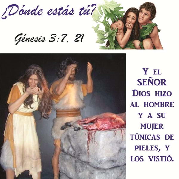 Génesis 3:7 y 21