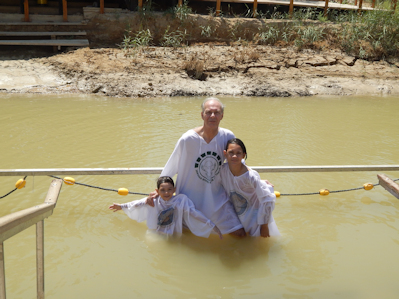 Bautismo en el río Jordán