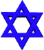 Israel symbol, 6 puntos ster