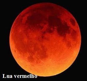 La luna es roja